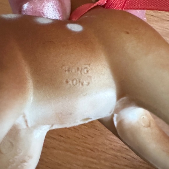 Vintage Bambi Deer Buck Hard Plastic Figure Bell Made in Hong Kong - Picture 5 of 16